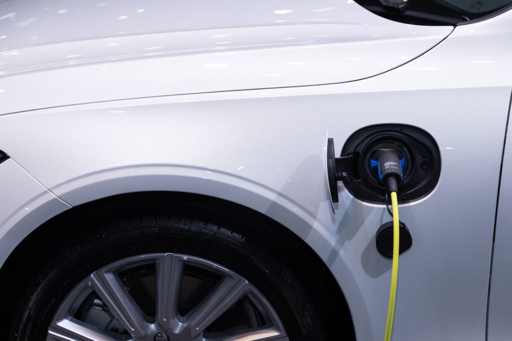 Electric car charging with a type 2 cable